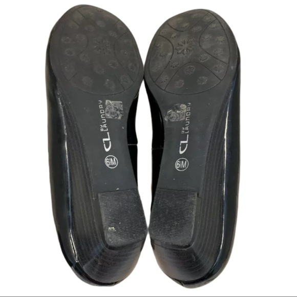 🎀 CL by Laundry “Marcie” Black Patent Wedge - Picture 12 of 13